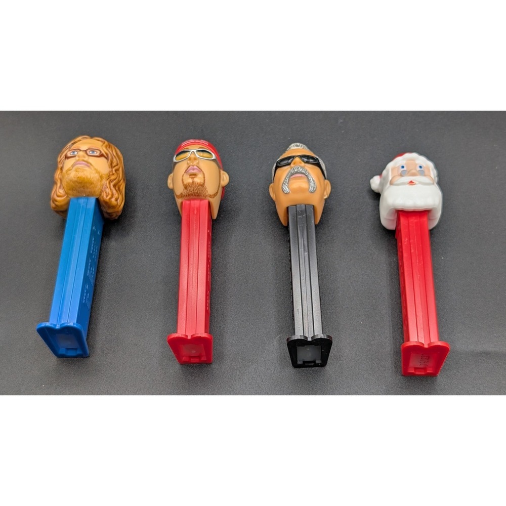 Pez Dispensers Lot Of 4 (Santa Claus, 2006 Orange County Choppers)
